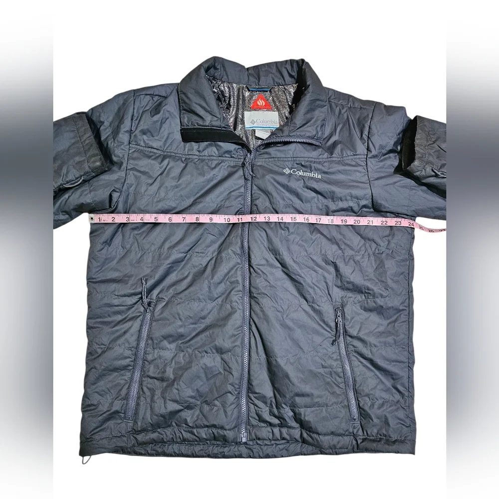 Columbia Mens Large Omni-Heat Interchange Jacket Gray Full Zip Winter Outdoor - Picture 5 of 8